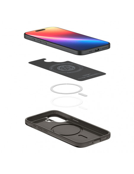 
„iPhone 17“ plonas „MagSafe“ apsauginis dėklas – pilkas
