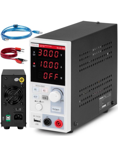 Laboratorinio aptarnavimo maitinimas 0-30 V 0-10 A 300 W LED USB Laboratorinio aptarnavimo maitinimas 0-30 V 0-10 A 300 W LED USB