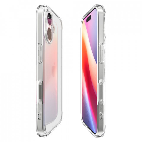 
iPhone 17 Ultra Hybrid galinis dėklas - skaidrus
