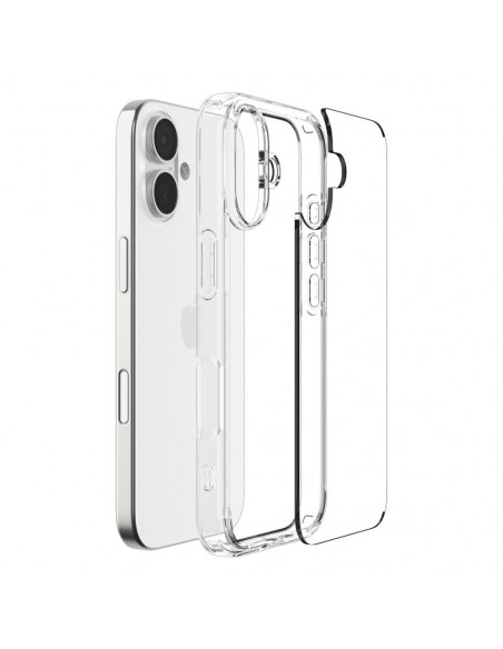 
iPhone 17 Ultra Hybrid galinis dėklas - skaidrus
