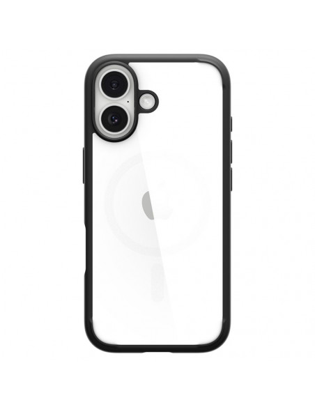 
„iPhone 17 Ultra Hybrid“ galinis dėklas – matinės juodos spalvos
