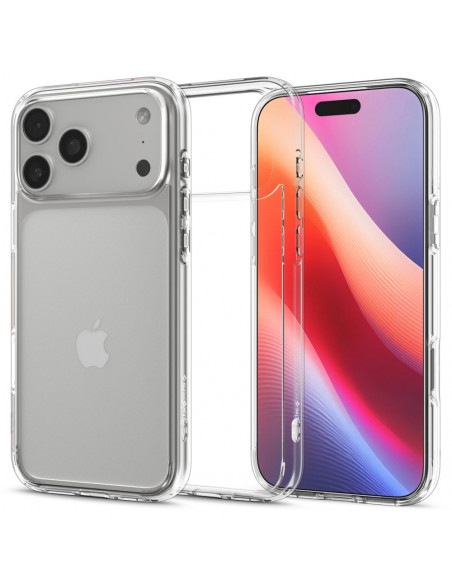 
iPhone 17 Pro Max Ultra Hybrid galinis dėklas - skaidrus
