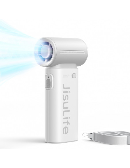 
Mini nešiojamas USB-C 3600mAh ventiliatorius – pilkas
