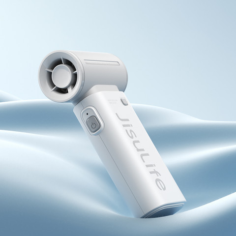 
Mini nešiojamas USB-C 3600mAh ventiliatorius – pilkas
