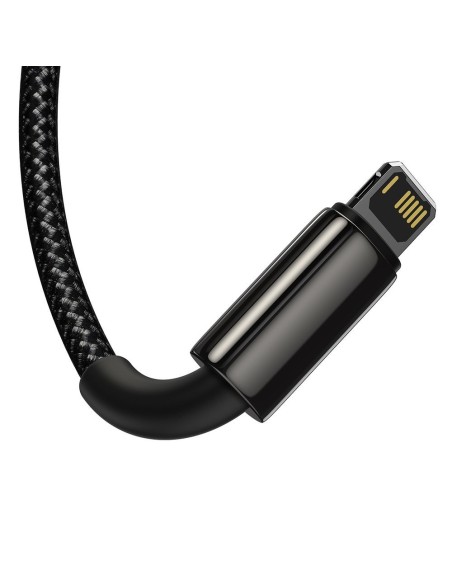 Kabelis 3in1 USB USB-C iPhone Lightning microUSB 3.5 A 1.5 m juodas Kabelis 3in1 USB USB-C iPhone Lightning microUSB 3.5 A 1.5 m juodas
