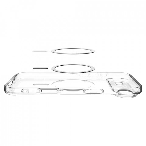 
„iPhone 17 Air Ultra Hybrid MagSafe“ apsauginis dėklas – baltas
