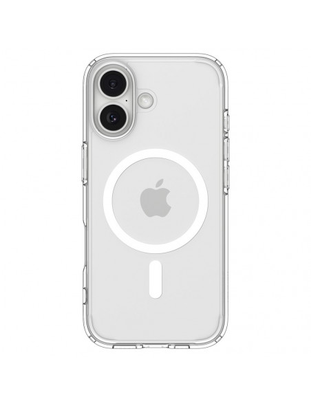 
„iPhone 17 Ultra Hybrid MagSafe“ dėklas – skaidrus ir baltas
