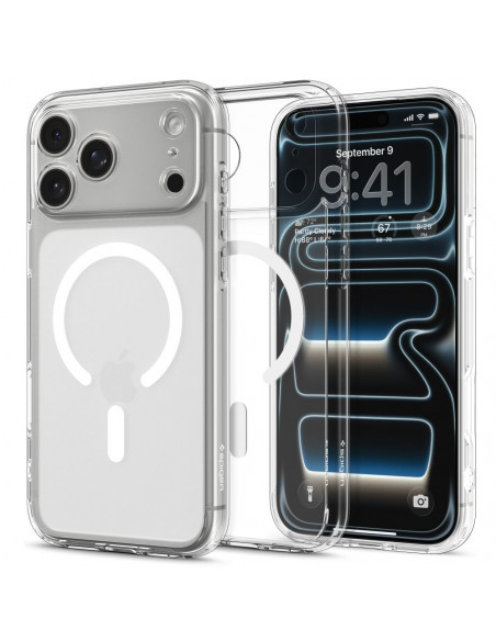 
„iPhone 17 Pro Ultra Hybrid MagSafe“ apsauginis dėklas – baltas
