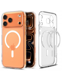 
„iPhone 17 Pro Max Ultra Hybrid MagSafe“ apsauginis galinis dėklas – baltas
