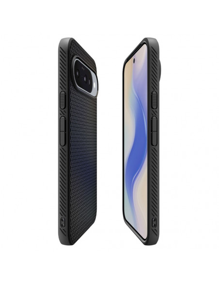 
Apsauginis „Google Pixel 10 / 10 Pro Liquid Air“ dėklas – matinės juodos spalvos
