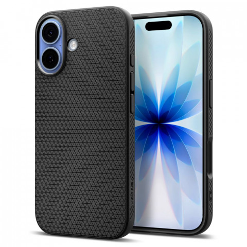 
Apsauginis „Liquid Air“ galinis dėklas, skirtas „iPhone 17“ – matinės juodos spalvos
