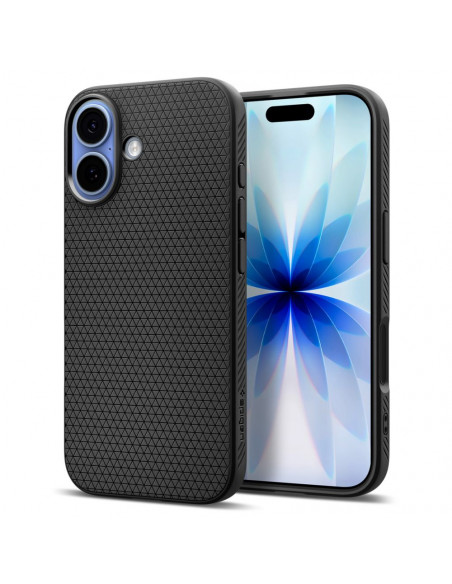 
Apsauginis „Liquid Air“ galinis dėklas, skirtas „iPhone 17“ – matinės juodos spalvos
