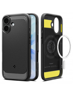 
„iPhone 17 Rugged Armor MagSafe“ apsauginis dėklas – matinės juodos spalvos
