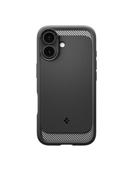 
„iPhone 17 Rugged Armor MagSafe“ apsauginis dėklas – matinės juodos spalvos
