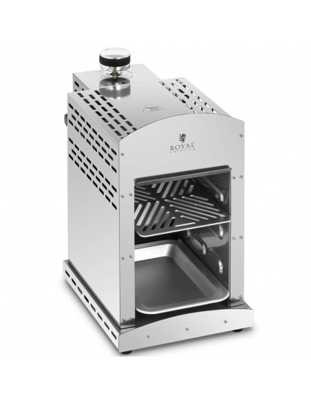 
Dujinė kepsnių kepsninė propanui-butanui 800C 3500W
