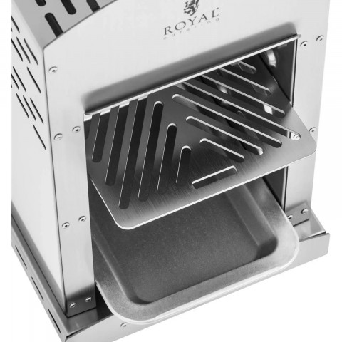 
Dujinė kepsnių kepsninė propanui-butanui 800C 3500W
