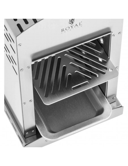 
Dujinė kepsnių kepsninė propanui-butanui 800C 3500W
