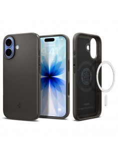 
„iPhone 17“ plonas „MagSafe“ apsauginis dėklas – pilkas
