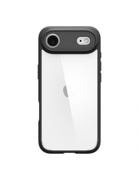 
iPhone 17 Air Ultra Hybrid galinis dėklas – matinės juodos spalvos
