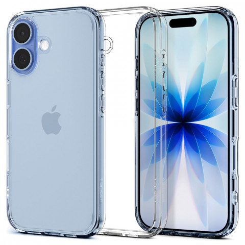 
iPhone 17 Ultra Hybrid galinis dėklas - skaidrus
