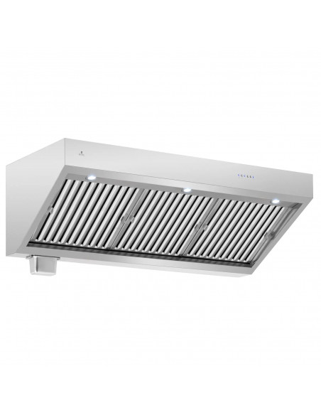 
Gastronominis gartraukis su varikliu ir apšvietimu, PLIENAS, 160 cm, 1500 m3/ h, 250 W
