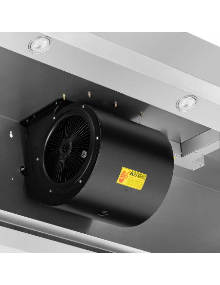 
Gastronominis gartraukis su varikliu ir apšvietimu, PLIENAS, 160 cm, 1500 m3/ h, 250 W
