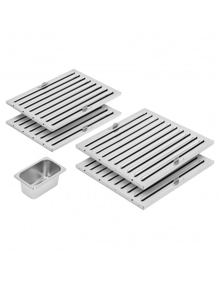 
Gastronominis gartraukis su varikliu ir apšvietimu STEEL 200 cm 1500 m3/ h 255 W
