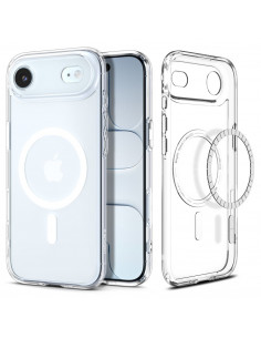 
„iPhone 17 Air Ultra Hybrid MagSafe“ apsauginis dėklas – skaidrus ir baltas
