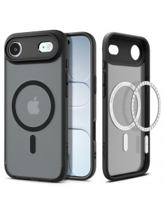 
„iPhone 17 Air Ultra Hybrid MagSafe“ apsauginis dėklas – juodas
