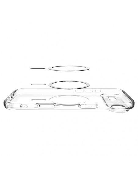 
„iPhone 17 Air Ultra Hybrid MagSafe“ apsauginis dėklas – baltas
