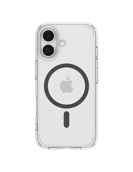 
„iPhone 17 Ultra Hybrid MagSafe“ dėklas – permatomas pilkas
