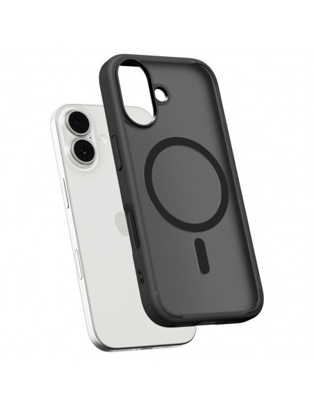 
„iPhone 17 Ultra Hybrid MagSafe“ dėklas – juodas
