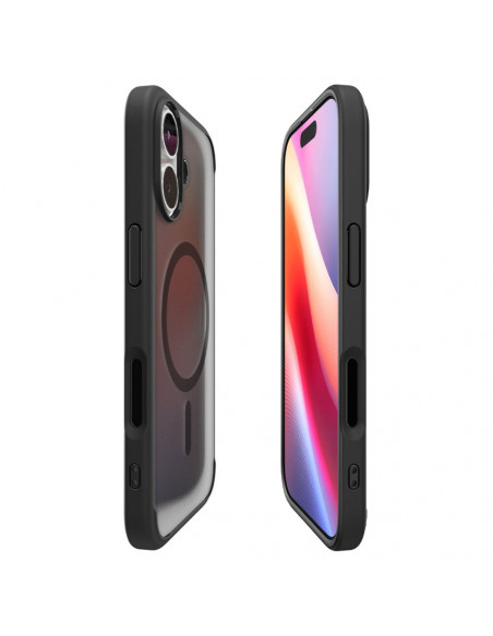 
„iPhone 17 Ultra Hybrid MagSafe“ dėklas – juodas
