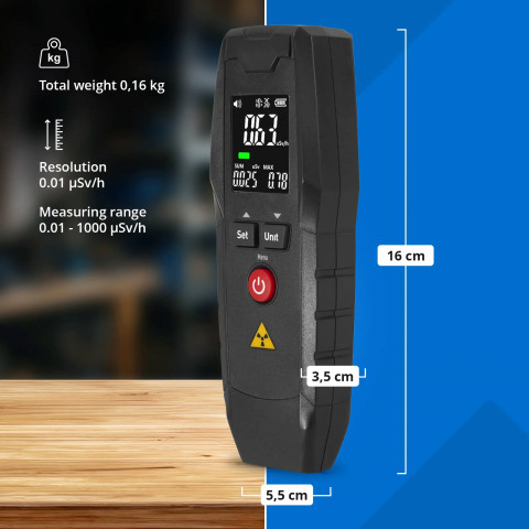 
Geigerio beta gama rentgeno spinduliuotės matuoklis
