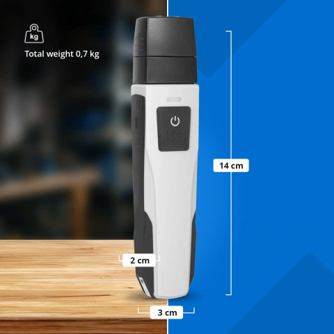 
Drėgmės matuoklis higrometras drėgmės matuoklis medienos tinkui „Bluetooth 6-99“
