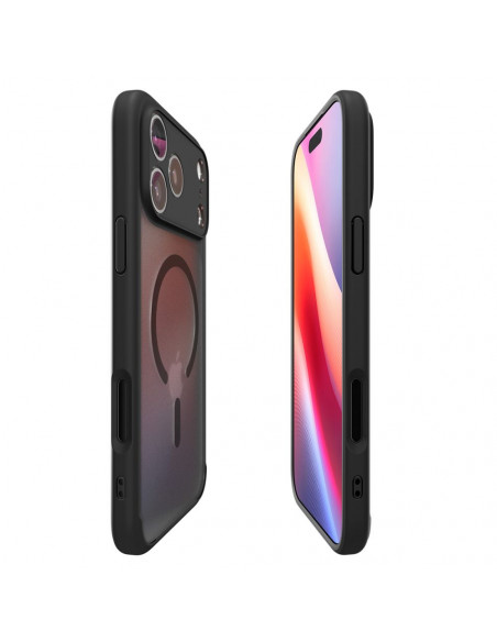 
„iPhone 17 Pro Max Ultra Hybrid MagSafe“ apsauginis galinis dėklas – juodas
