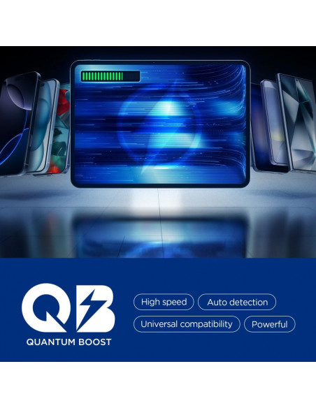 
Nešiojamoji baterija 30000mAh 30W USB-A USB-C - juoda
