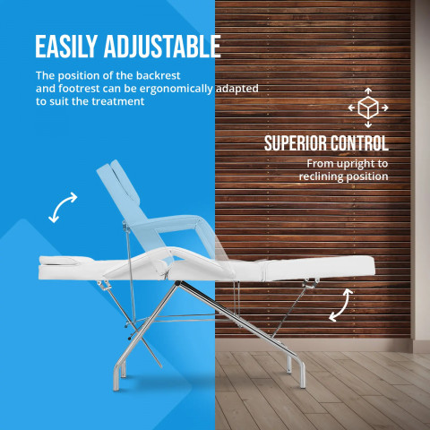 
SPA MATERA tatuiruočių masažo kosmetikos kėdė - balta
