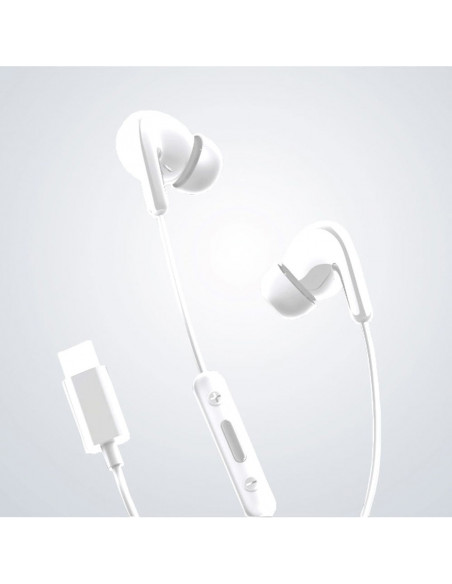 
„Xiaomi BHR8931GL“ USB-C laidinės į ausis įdedamos ausinės su nuotolinio valdymo pultu – baltos
