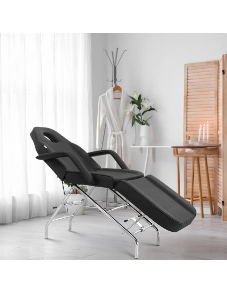 
SPA MATERA tatuiruočių masažo kosmetikos kėdė - juoda
