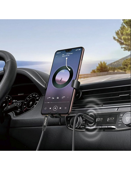 
Stereo AUX kabelis su mini lizdu 3,5 mm, 1 m – juodas
