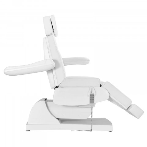 
LATINA elektrinis masažinis SPA tatuiruočių krėslas su 3 varikliais, 200 W – baltas
