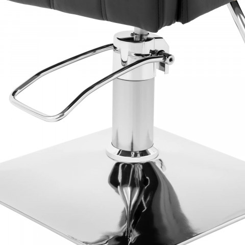 
COTTAM kirpėjo kėdė su pakoja – juoda
