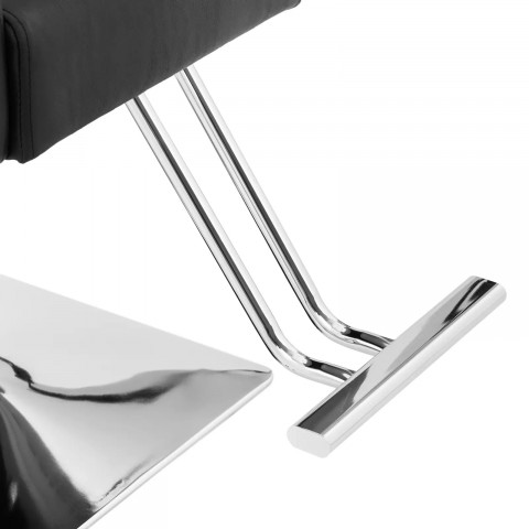 
COTTAM kirpėjo kėdė su pakoja – juoda
