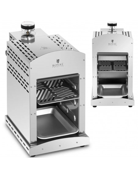 
Dujinė kepsnių kepsninė propanui-butanui 800C 3500W
