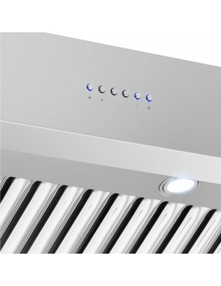 
Gastronominis gartraukis su varikliu ir apšvietimu STEEL 140 cm 1500 m3/ h 250 W
