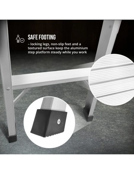 
Sulankstoma darbo platforma 99 x 30,5 cm, aukštis 51,5 cm
