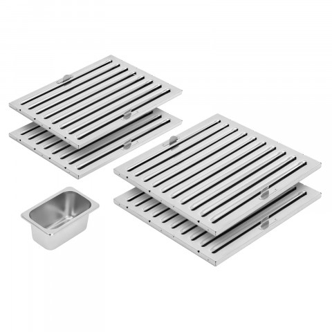 
Gastronominis gartraukis su varikliu ir apšvietimu STEEL 200 cm 1500 m3/ h 255 W
