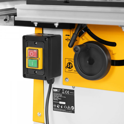 
Diskinis stalo pjūklas medienai, 200 mm skersmens, 400 V, 1100 W
