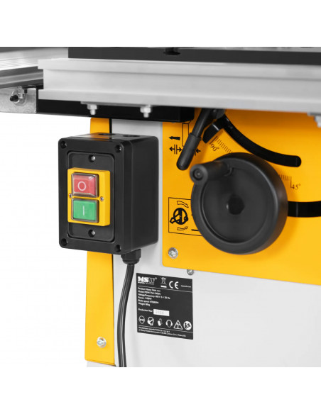 
Diskinis stalo pjūklas medienai, 200 mm skersmens, 400 V, 1100 W
